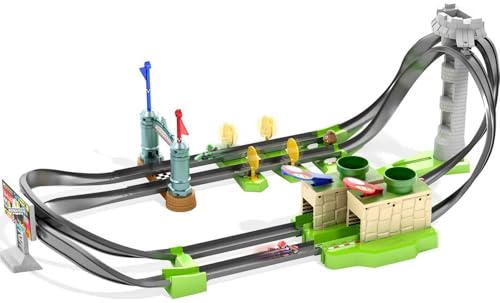 HOT WHEELS Mario Kart- mit Mario Die-Cast-Kart,stundenlanger Spielspaß beim Wettkampf um die schnellste Runde, für jüngere Mario Kart-Fans ab 3 Jahren, GHK15 von Hot Wheels