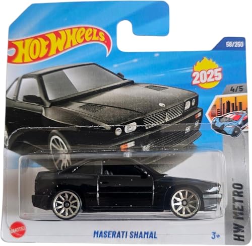 Hot Wheels - Maserati Shamal - HW Metro 4/5 - HYX76 - Short Card - schwarz - Mattel 2025-1:64 Hot Wheels - Maserati Shamal - HW Metro 4/5 - HYX76 - Short Card - schwarz - Mattel 2025-1:64 von Hot Wheels