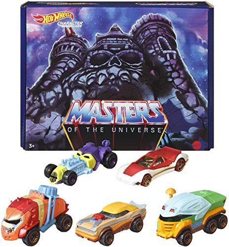 Hot Wheels Masters of the Universe 5-Pack of 1:64 Scale Character Cars, Collectible Vehicles Inspired by He-Man, Skeletor, Man-At-Arms, Beast Man & Teela, Gift for Collectors, Fans & Kids Ages 3 Years Hot Wheels Masters of the Universe 5-Pack of 1:64 Scale Character Cars, Collectible Vehicles Inspired by He-Man, Skeletor, Man-At-Arms, Beast Man & Teela, Gift for Collectors, Fans & Kids Ages 3 Years von Hot Wheels