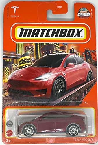 Hot Wheels Matchbox 2022 Tesla Model Y [Rot] 18/100 von Hot Wheels