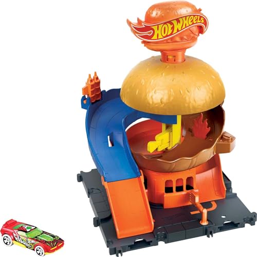 Hot Wheels Mattel City Burger Blitz Playset von Hot Wheels