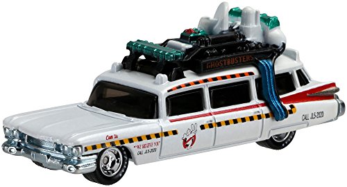 Hot Wheels Mattel DVG08 - Ghostbusters Premium 2-er Pack Ecto 1 und Ecto 1A, Miniaturmodelle von Hot Wheels