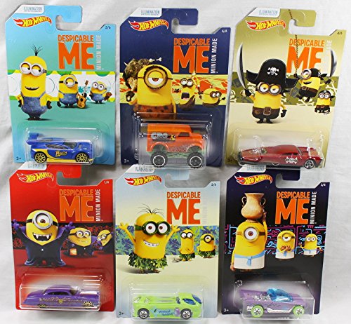Hot Wheels Mattel DWF12 - Limited Car Minions 1:64 Die-Cast Fahrzeug Sortiert, Autobahnen/Zubehör Hot Wheels Mattel DWF12 - Limited Car Minions 1:64 Die-Cast Fahrzeug Sortiert, Autobahnen/Zubehör von Hot Wheels