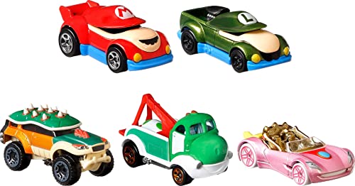 Hot Wheels Mattel Super Mario Character Car 5-Pack (Nintendo) von Hot Wheels