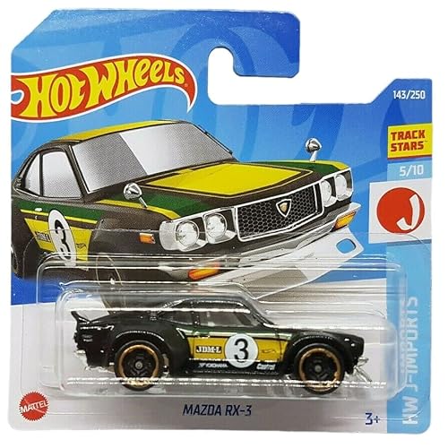 Hot Wheels - Mazda RX-3 - HW J-Imports 5/10 - HCV78 - Short Card - Castrol - Yokohama - JDM-Legends - Mattel 2022 von Hot Wheels