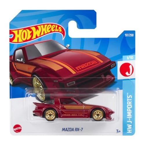 Hot Wheels - Mazda RX-7 - HW J-Imports 1/10 - HCX24 - Short Card - Sparco - GReddy - Mattel 2022 von Hot Wheels