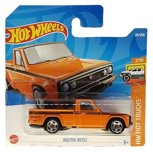 Hot Wheels - Mazda Repu - HW Hot Trucks 2/10 - HCV58 - Short Card - Pickup Truck - orange - Mattel 2022 von Hot Wheels