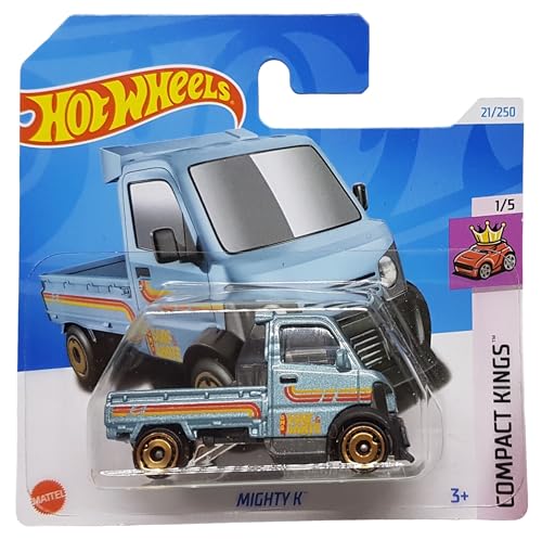 Hot Wheels - Mighty K - Compact Kings 1/5 - HTC17 - Short Card - Surf & Skate - hellblau metallic - Mattel 2024 Hot Wheels - Mighty K - Compact Kings 1/5 - HTC17 - Short Card - Surf & Skate - hellblau metallic - Mattel 2024 von Hot Wheels