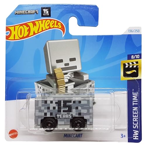 Hot Wheels - Minecart - HW Screen Time 8/10 - HTB38 - Short Card - Minecraft 15 Years - Mattel 2024-1:64 Hot Wheels - Minecart - HW Screen Time 8/10 - HTB38 - Short Card - Minecraft 15 Years - Mattel 2024-1:64 von Hot Wheels