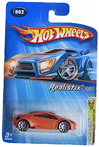 Hot Wheels Mitsubishi Eclipse Concept Car [Burnt Orange] 2005 First Editions 2/20 10 Speichen von Hot Wheels