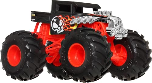 Hot Wheels Monster Trucks, übergroßer Monstertruck, Maßstab 1:24, Druckguss-Spielzeug-Truck mit riesigen Rädern und coolen Designs Hot Wheels Monster Trucks, übergroßer Monstertruck, Maßstab 1:24, Druckguss-Spielzeug-Truck mit riesigen Rädern und coolen Designs von Hot Wheels