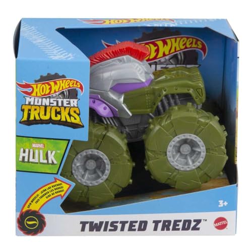 Hot Wheels Monster Trucks 1:43 Scale Rev Tredz Vehicles with Friction Motor for Kids Ages 3 Years Old & Up von Hot Wheels