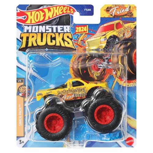 Hot Wheels Monster Trucks 2024 Maßstab 1:64 (All Fried Up 1/5 Snack-Packung) von Hot Wheels