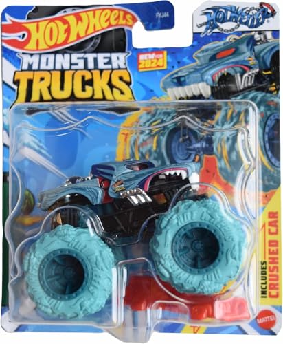 Hot Wheels Monster Trucks 2024 Maßstab 1:64 (Beast Bashers Hotweiler 6/6) von Hot Wheels
