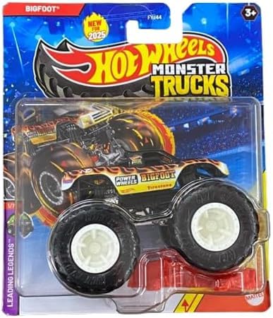 Hot Wheels Monster Trucks 2025 Maßstab 1:64 Metall Druckguss (Bigfoot 1/7 Leading Legends) von Hot Wheels