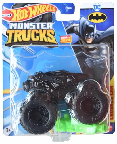 Hot Wheels Monster Trucks Batman, inklusive Crushed Car von Hot Wheels