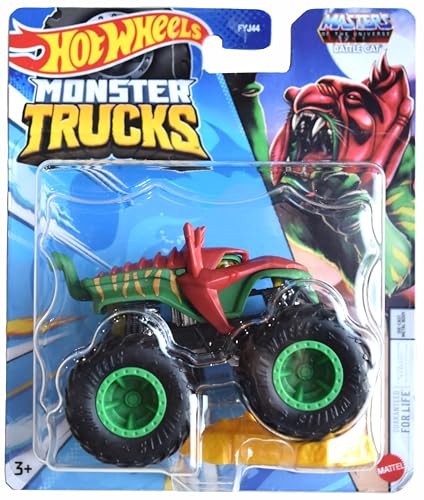 Hot Wheels Monster Trucks Battle Cat, Connect and Crash Car 1:64 Druckguss Hot Wheels Monster Trucks Battle Cat, Connect and Crash Car 1:64 Druckguss von Hot Wheels