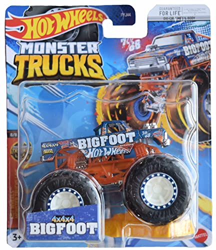 Hot Wheels Monster Trucks Bigfoot, Monster Trucks Live 8/8 Connect and Crash Car Hot Wheels Monster Trucks Bigfoot, Monster Trucks Live 8/8 Connect and Crash Car von Hot Wheels