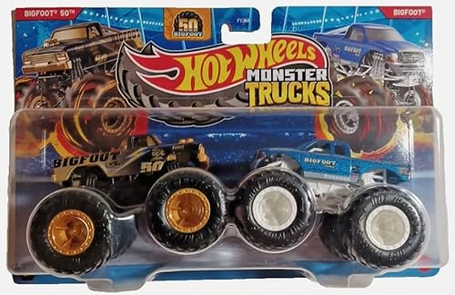 Hot Wheels Monster Trucks Bigfoot 50th vs Big Foot Classic Demolition Doubles Diecast Maßstab 1:64 Hot Wheels Monster Trucks Bigfoot 50th vs Big Foot Classic Demolition Doubles Diecast Maßstab 1:64 von Hot Wheels