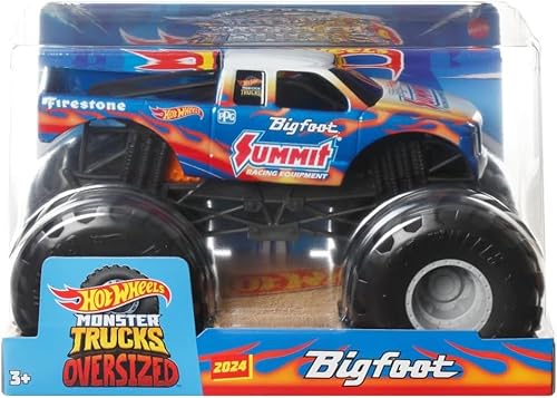 Hot Wheels Monster Trucks Bigfoot Summit 2024, Maßstab 1:24, Druckguss-Metall von Hot Wheels