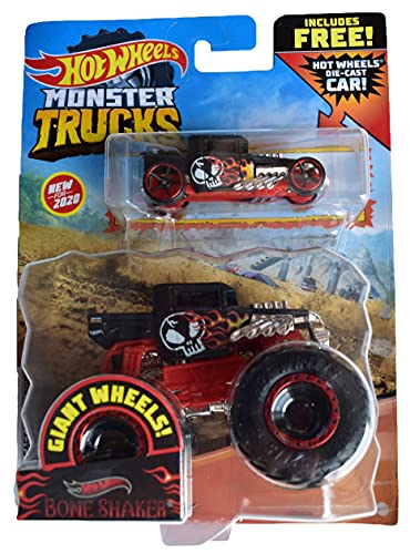 Hot Wheels Monster Trucks Bone Shaker [Maßstab 1:64] inkl. Druckguss-Auto von Hot Wheels
