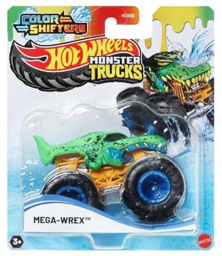 Hot Wheels Monster Trucks Color Shifters Mega Wrex, Maßstab 1:64, 2025 von Hot Wheels