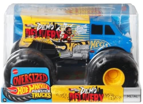 Hot Wheels Monster Trucks Demo Delivery Derby, Maßstab 1:24, Metall Druckguss, Oversized Hot Wheels Monster Trucks Demo Delivery Derby, Maßstab 1:24, Metall Druckguss, Oversized von Hot Wheels