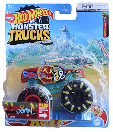 Hot Wheels Monster Trucks Demo Derby, Connect and Crash Car, Demo Derby von Hot Wheels