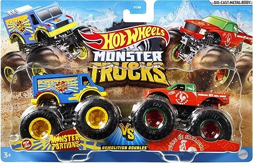 Hot Wheels Monster Trucks Demolition-Doppelte, Monsterportionen gegen Tuong Ot Sriracha von Hot Wheels