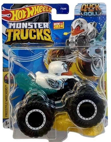Hot Wheels Monster Trucks Duck N Roll (weiß) Freestyle Wreckers 11/12 von Hot Wheels