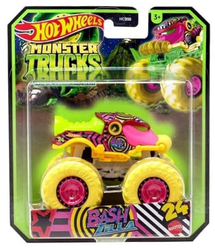 Hot Wheels Monster Trucks Glow in The Dark 1:64 Trucks Bash Zilla Hot Wheels Monster Trucks Glow in The Dark 1:64 Trucks Bash Zilla von Hot Wheels