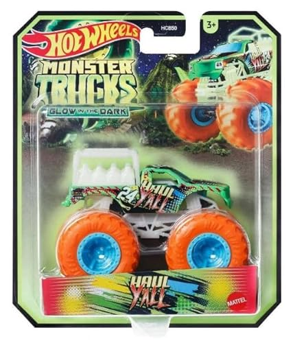 Hot Wheels Monster Trucks Glow in The Dark 1:64 Trucks Haul Y'all Hot Wheels Monster Trucks Glow in The Dark 1:64 Trucks Haul Y'all von Hot Wheels