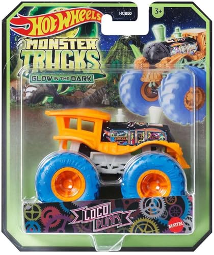 Hot Wheels Monster Trucks Glow in The Dark Trucks 1:64 Scale Trucks (Loco Punk) von Hot Wheels