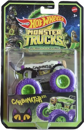 Hot Wheels Monster Trucks Glow in The Dark Trucks im Maßstab 1:64 (Carbonator XXL) von Hot Wheels
