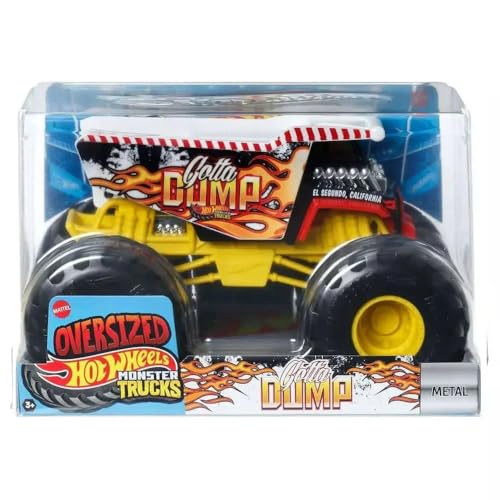 Hot Wheels Monster Trucks Gotta Dump, Maßstab 1:24, Druckguss Hot Wheels Monster Trucks Gotta Dump, Maßstab 1:24, Druckguss von Hot Wheels