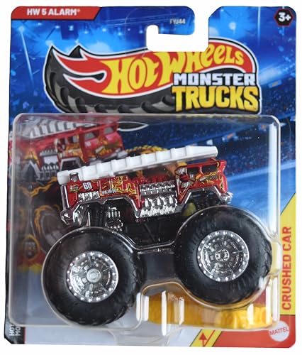 Hot Wheels Monster Trucks HW 5 Alarm, Monster Trucks Live 1/8 inkl. Crushed Car Hot Wheels Monster Trucks HW 5 Alarm, Monster Trucks Live 1/8 inkl. Crushed Car von Hot Wheels