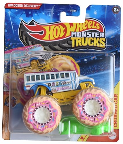 Hot Wheels Monster Trucks HW Dutzend Lieferung, Snackpaket 1/6 inkl. Crushed Car Hot Wheels Monster Trucks HW Dutzend Lieferung, Snackpaket 1/6 inkl. Crushed Car von Hot Wheels