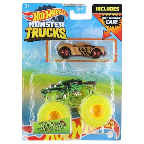 Hot Wheels Monster Trucks Hotweiler, inklusive Auto [Growler] von Hot Wheels