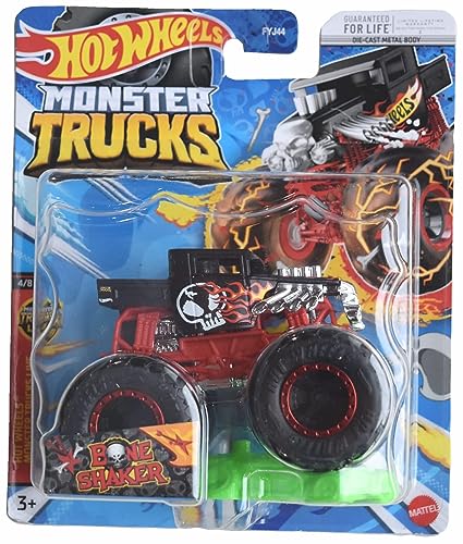 Hot Wheels Monster Trucks Knochenshaker, Connect and Crash Car Hot Wheels Monster Trucks Knochenshaker, Connect and Crash Car von Hot Wheels