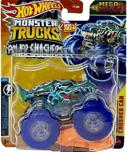 Hot Wheels Monster Trucks Mega-Wrex 2024, Power Smashers, inklusive Crushed Car Hot Wheels Monster Trucks Mega-Wrex 2024, Power Smashers, inklusive Crushed Car von Hot Wheels