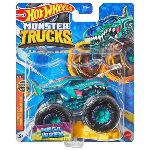 Hot Wheels Monster Trucks Mega-Wrex Druckguss-Modellauto im Maßstab 1:64 von Hot Wheels