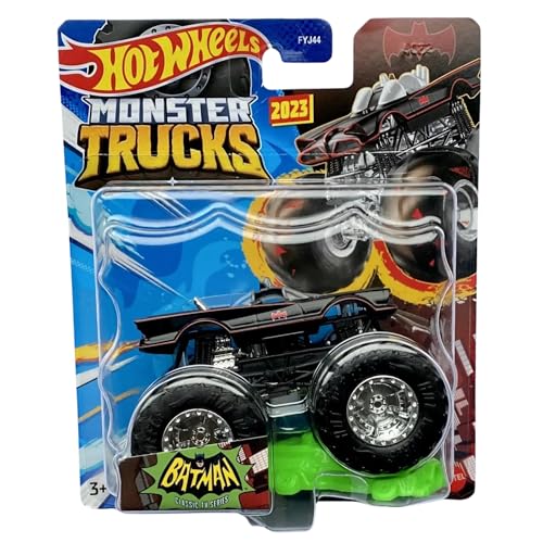 Hot Wheels Monster Trucks Neu für 2023 Maßstab 1:64 Batman The Classic TV Serie, Schwarz Hot Wheels Monster Trucks Neu für 2023 Maßstab 1:64 Batman The Classic TV Serie, Schwarz von Hot Wheels