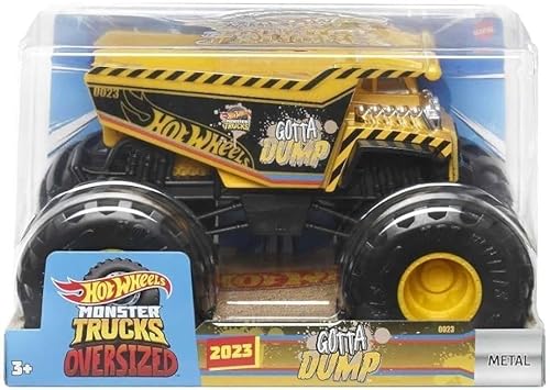 Hot Wheels Monster Trucks Oversized 1:24 Metal Die-Cast Toy Truck (Gotta Dump) von Hot Wheels