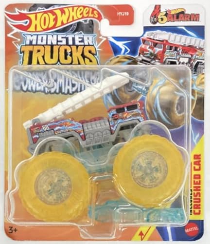 Hot Wheels Monster Trucks Power Smashers im Maßstab 1:64 (5 Alarm) von Hot Wheels