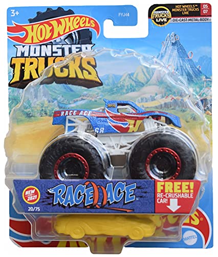 Hot Wheels Monster Trucks Race Ace, [1:64 Scale Diecast] Re-Cruashable 20/75 von Hot Wheels