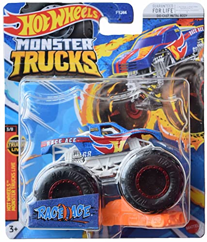 Hot Wheels Monster Trucks Race Ace, 2023 Connect and Crash Car von Hot Wheels
