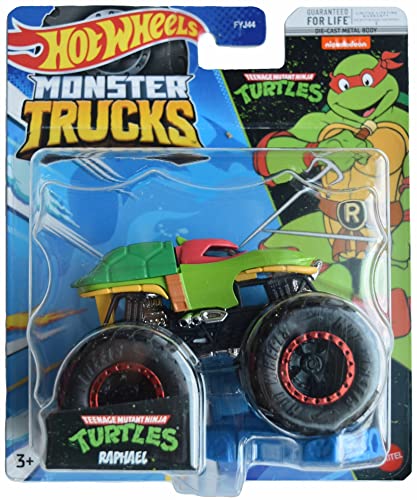 Hot Wheels Monster Trucks Raphael, Teenage Mutant Ninja Turtles Connec und Crash Car von Hot Wheels