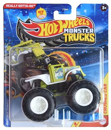 Hot Wheels Monster Trucks Really Gotta Go, Includes Crushed Car 1:64 Scale Diecast Hot Wheels Monster Trucks Really Gotta Go, Includes Crushed Car 1:64 Scale Diecast von Hot Wheels