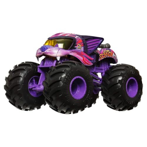 Hot Wheels Monster Trucks Scratch Attack groß 1:24 HTM80sFYJ83 MATTEL von Hot Wheels