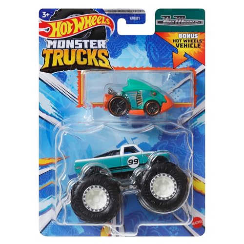 Hot Wheels Monster Trucks Spielzeugfahrzeug Invader + Dragon Blaster für Kinder ab 3 Jahren Hot Wheels Monster Trucks Spielzeugfahrzeug Invader + Dragon Blaster für Kinder ab 3 Jahren von Hot Wheels